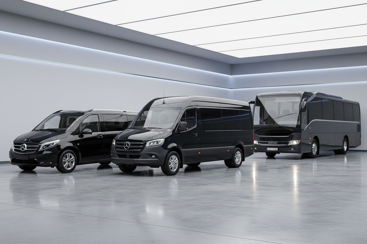 Van, Sprinter et minibus pour transferts de groupe à Marseille